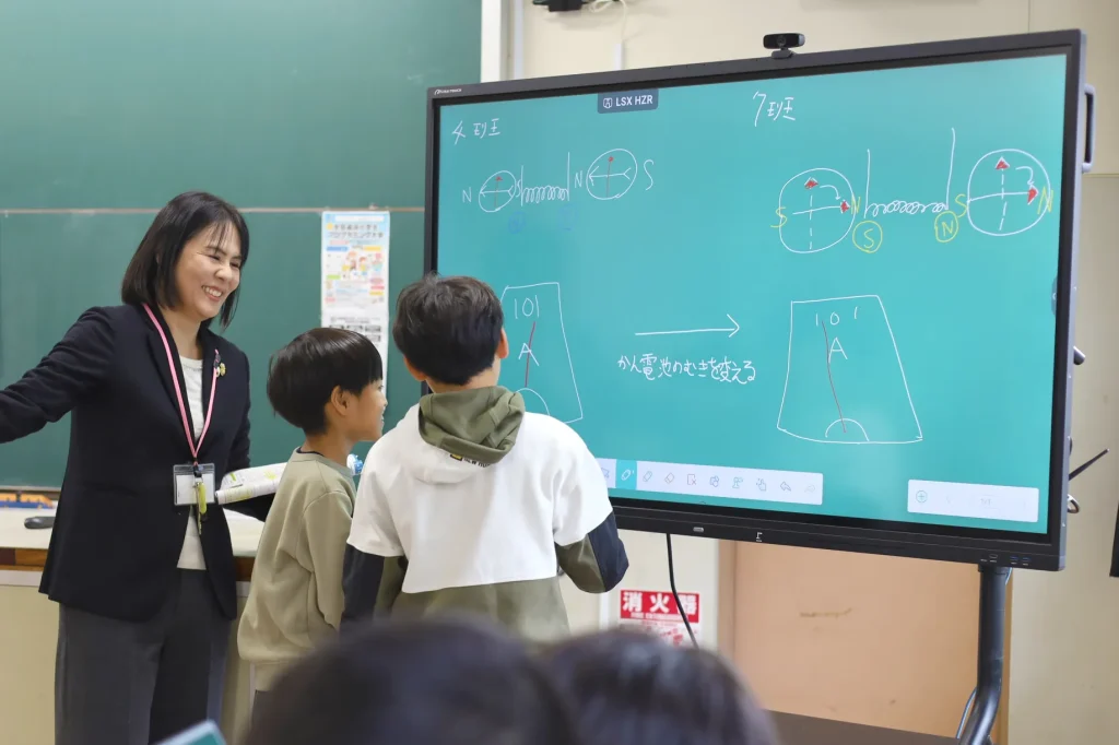 電子黒板を導入した奈良市立平城西小学校の事例